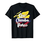 Qué Chimba Parce Bandera Colombiana Vintage Bandera Colombia Camiseta
