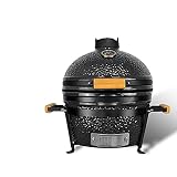 ● Esta versátil parrilla al aire libre puede ahumar, asar a la parrilla, hornear, dorar y asar alimentos a la perfección tierna.