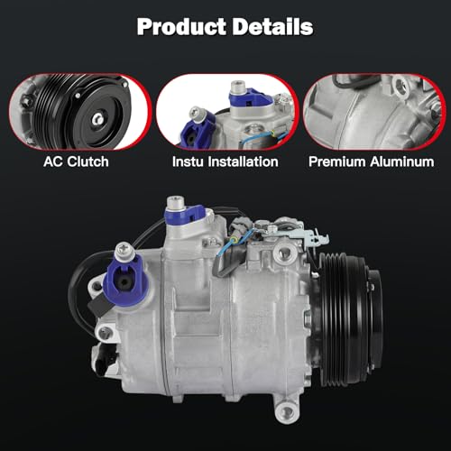 Image of cciyu Air Conditioning Compressor for BMW X5 X6 550i 650i 750i 750Li