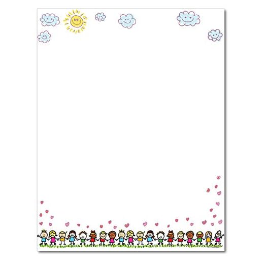 Making Friends Stationary Paper - 80 Sheets - Great For School Functions, Camps, and Parties