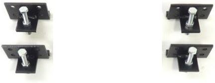 2pcs OE Style For 17-18 Jaguar F-Pace Black Aluminum Side Step Nerf Bars