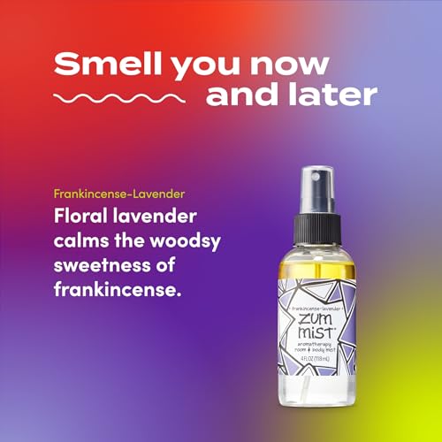 Indigo Wild Zum Mist Aromatherapy Spray, Frankincense-Lavender, 4 Fluid Ounce - Image 4