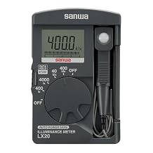 Japan Sanwa LX20 Laser Power Meters/Environmental Meters ILLUMINANCE Meter 4039 Full-Scale Count with a bar Graph Display Data Hold Function Auto Power Save Function