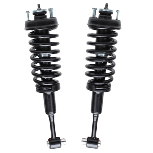 Image of Detroit Axle - Front Upper Control Arms + Struts w /Coil Spring Sway Bars Replacement for 2002-2003 Ford Explorer Mercury Mountaineer - 6pc Set