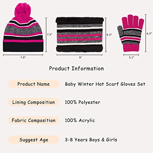Gorro y bufanda de punto para niños el regalo perfecto de invierno 6