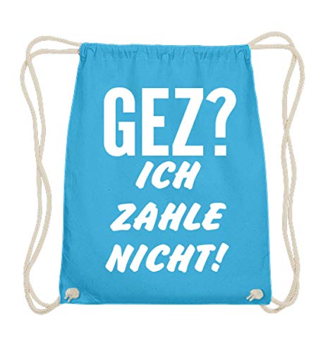 T-shirt Gez ich zahle nicht bleu ciel en coton pour vos sorties citoyennes