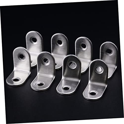 WOONEKY 30 Unidades Pequenos Colchetes De Canto Cinta De Canto De Metal Suporte De Canto Hardware De