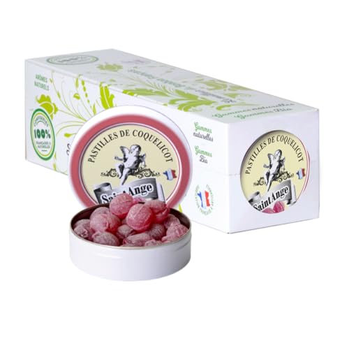 Lot 10 boites bonbons traditionnels saveur coquelicot format economique