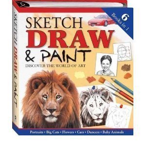 Spiral-bound Sketch, Draw & Paint Portraits Book