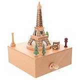 Texture bois agréable : fabriquée en bois, elle offre un toucher doux et agréable, améliorant l'expérience utilisateur. boîtes à musique pour filles, carrousel