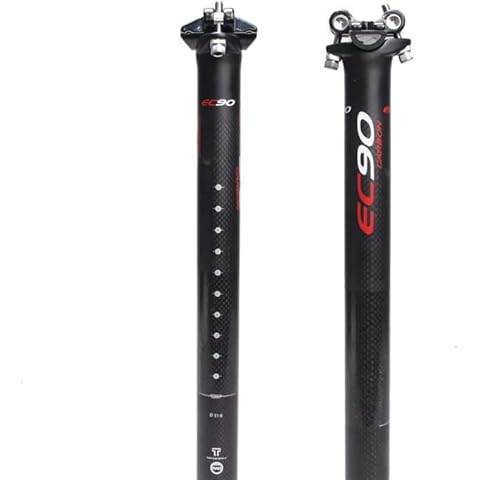 splumzer 3K Full Carbon Fiber Seatpost Seat Bicycle Seat Tube 3K Seatpost 27.2/30.8/31.6mm MTB Road Bicycle Setback Seatpost (27.2 * 400mm) Cover