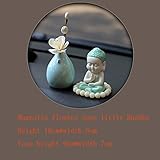 CTCOIJRN Buddha Statue Celadon Sculpture Maitreya Laughing Buddha...