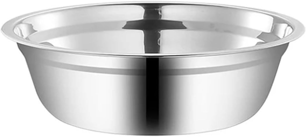 Fit for Thickened Stainless Steel Fruit and Vegetable Washing Bowl - Versatile Kitchen and Baking for Household Use(Bowl16cm)