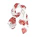 tplaotee Red Rose Flowers Long hijab fashion lightweight scarf for women for head bufanda para mujer elegante