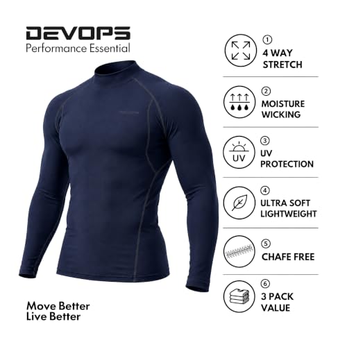DEVOPS 3-Pack Compression Base Layers