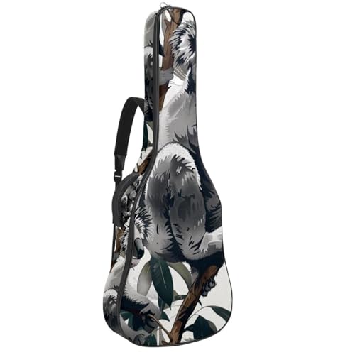 Housse de guitare acoustique 109 cm koala en tissu Oxford