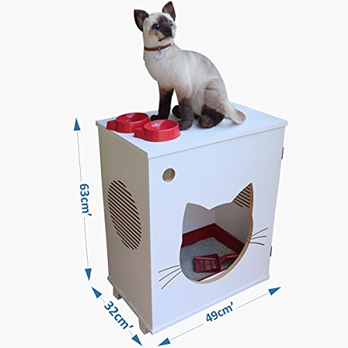 Sanitário banheiro gatos caixa de areia - Félix ChocMaster