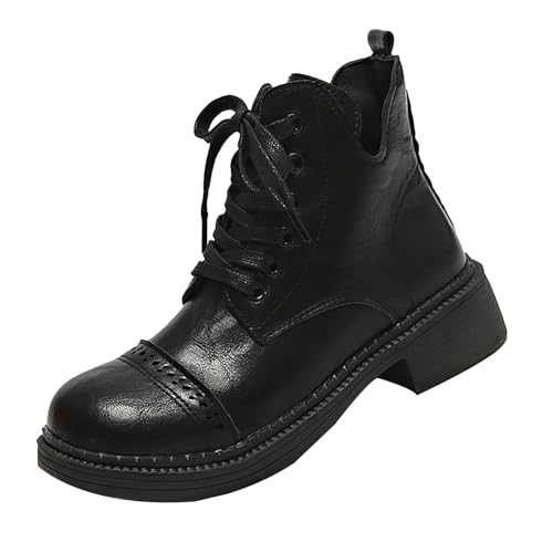 Bottes à la mode pour femme à talon épais idéales pour les promenades d'hiver