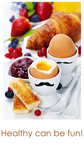 Cestash Egg Cups for Soft Boiled Eggs - Ceramic Egg Cups for Hard Boiled Eggs - Black and White Stylish Egg Servers - Set of 4 - Thumbnail 2