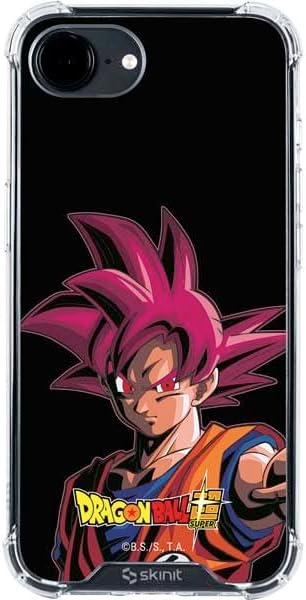 Skinit Clear Phone Case Compatible with iPhone 16e - Officially Licensed Dragon Ball Super Goku Design