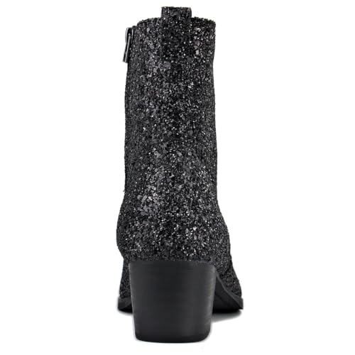 Dress Boot for Men Glitter Chelsea Designer Boots Casual shoes Side Zipper Ankle Boots3