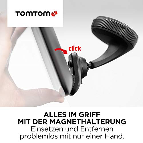 TomTom Click-und-Drive Halterung für die Windschutzscheibe inklusive USB-Autoladegerät und Kabel für alle TomTom 5" und 6" GO und GO Professional Modelle (siehe Kompatibilitätsliste unten) – Bild 3