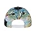 Fashionable Baseball Cap Dad Cap for Unisex/Men/Women/Youth - Colorful Trippy Cat Art Lightweight Breathable Running Cap Headwear