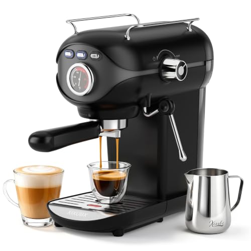 Xixubx Espresso Machine, 20 Bar Pump Temperature Control