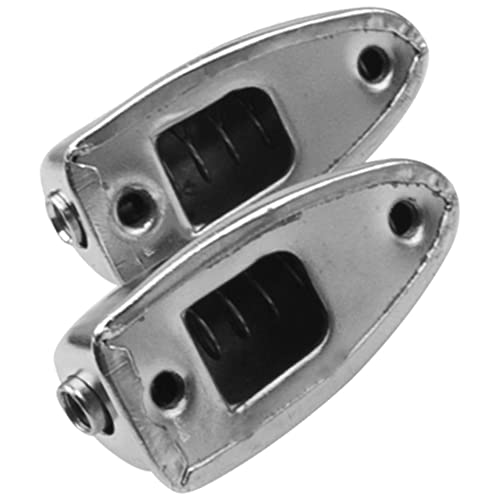 12Pcs Yootones Metal Snare Drum Lug Claw Hook Ear Drum Compatible With Bass Drums Snare Drum Percussion Accessories Replacement (Silver) #TOP2