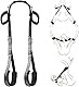 Bondageset BDSM Sex Fesseln Set mit Handschellen Fußfesseln Extrem Betten Bondage Sexspielzeug Verstellbar Oberschenkel Fessel Sex Toys für Paare Anfänger und Fachmann