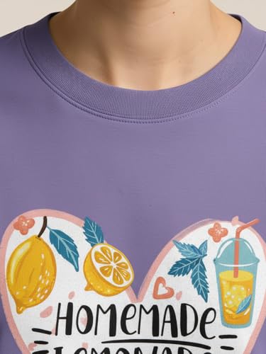 Image of HELLCAT Beige Trendy Printed Oversized T-Shirt for Women