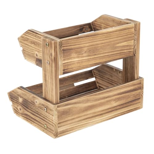 Soporte de madera para frutas que elimina el desorden de alimentos en tu cocina 7