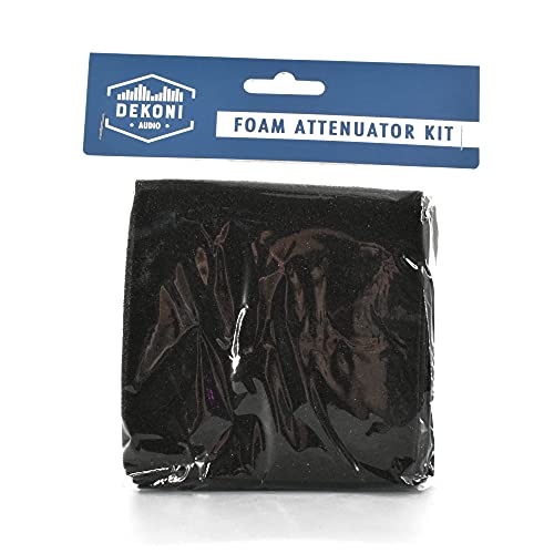 Dekoni オーディオヘッドホンフォーム減衰キット、ユニバーサルチューニングパッド。