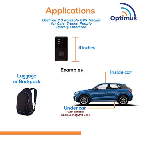 GPS Tracker Optimus 2.0 4G LTE Tracking Device for Cars, Vehicles