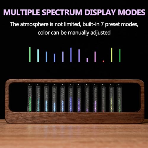 Pantalla de espectro musical con 7 modos preestablecidos y modo dinámico conmutable 3