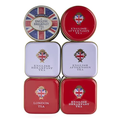 New English Teas British Mini Tin Tea Selection 140 g