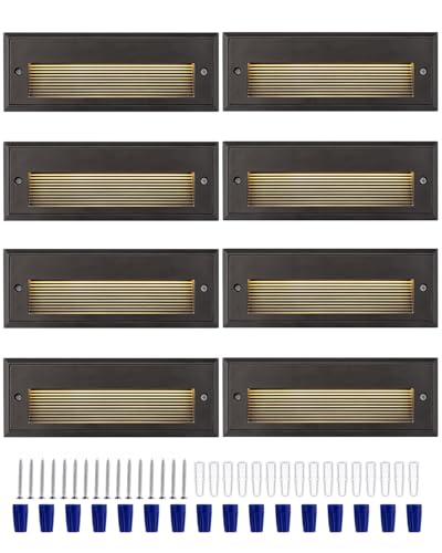 BTNHPLite 9 Inch Low Voltage Step Lights Outdoor, 3.5W 260lm