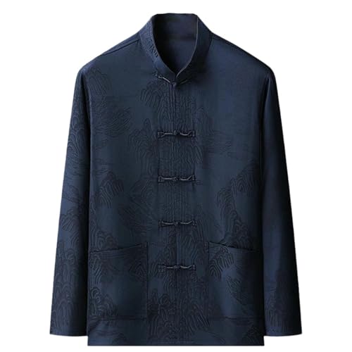 Chemise décontractée en chanvre homme anti-transpiration manches longues