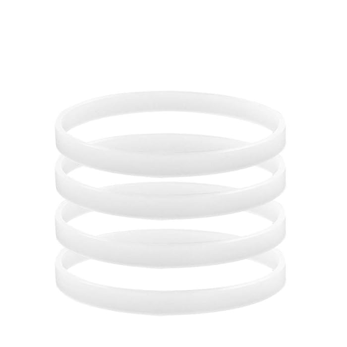 Buy 4 Pack Rubber Gaskets Replacement Seal White ORing for Ninja