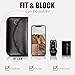 Frienda 4 Pieces Faraday Bags Phone for Key Fob Protector Car RFID Signal Blocking GPS Anti-tracking Faraday Pouch Shielding Wallets for Cell Phone Privacy Card Protection(Carbon Fiber)