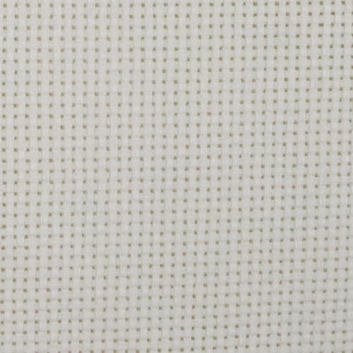 Image of KCS 59 inch x 1 Yard (93cmx149cm) 11ct Counted Cotton Aida Cloth Cross Stitch Fabric (Antique White)