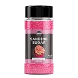 Birch & Meadow 1 Cup of Pink Sanding Sugar, Dessert Topping, Hot Pink Color