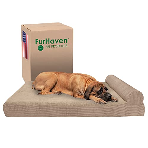 Furhaven Orthopedic Dog Bed with Plush Fleece Cover