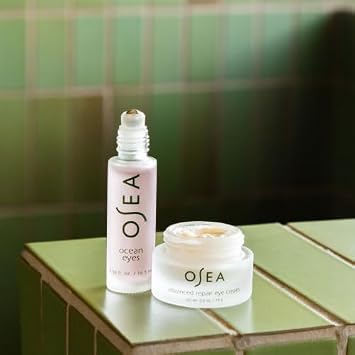 OSEA Eye Care Duo - Ocean Eyes Age-Defying Serum Roller Ball and Advanced Repair Eye Cream