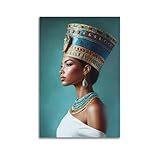 Leinwanddruck, Motiv: Königin Néfertiti, ägyptische 