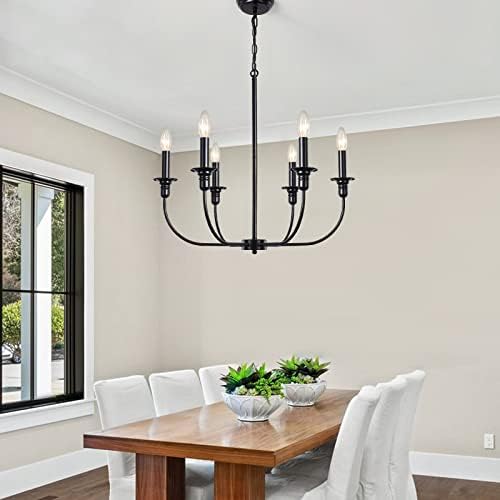 ZCHAOZ 6 Lights Farmhouse Chandelier 