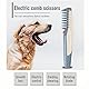 E-Kamm, Haustierpflegekamm, Katzenknotenentferner, Haarschneider, ideal für Hunde und Katzen, Fellpflege, Körper, Pfoten und Gesicht mit Leichtigkeit, K/not Entferner, D/og Co/mbs zur Fellpflege