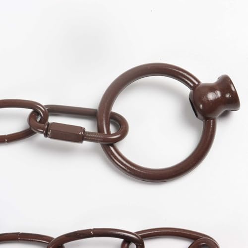 Bieye CC06 Lighting Fixture Chain and Canopy Kit for Ceiling Pendant Light (Threaded Canopy, Brown) by Bieye - Image 4
