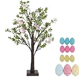 Décoration polyvalente pour tout britannique, que ce soit pour orner une console d'entrée, servir de centre de table captivant ou debout comme un ajout joyeux à votre cheminée de cheminée, cet élégant arbre à œufs complète différents styles d'intérieur. Son design sans fil et sans effort rend la décoration de vacances agréable et encombrante pour n'importe quelle pièce.