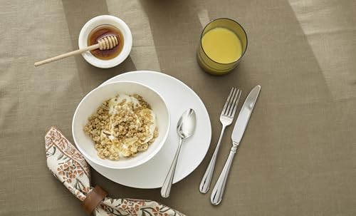 Image of Lenox Dinnerware Set, Studio 1414 Curve 16-Piece Set, Service For 4, Bone China Material, Dishwasher & Microwave Safe, Home And Kitchen, Kitchen And Dining, Plates And Bowls Sets (White, 16 Pieces)